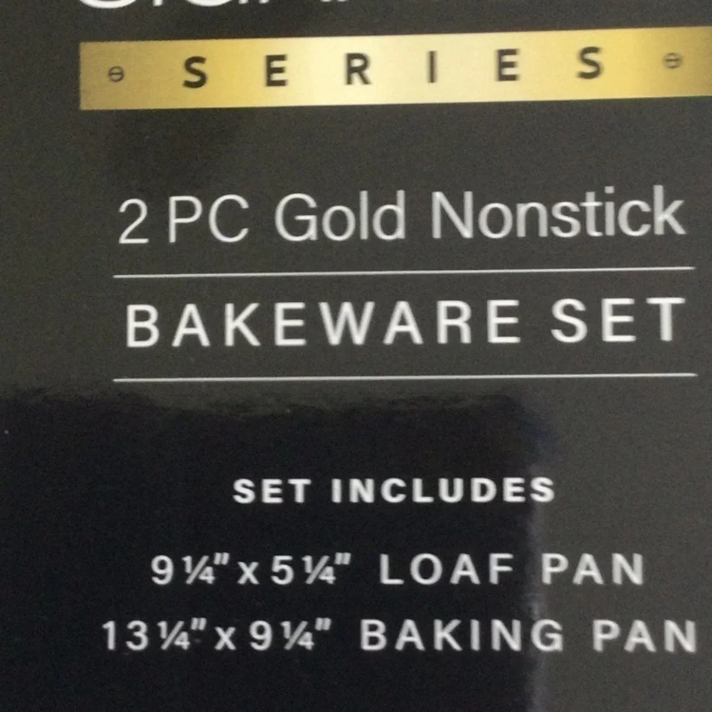 Home 18K Signature Series 2 pc. BAKEWARE Set Nonstick by IKO New
